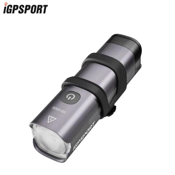 iGPSPORT アイジーピースポーツ 高品質スマートバイクフロントライト VS1200S M83付...