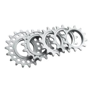 スチールコグ＆ロックリング 18T シルバー ピストコグ シングルコグ