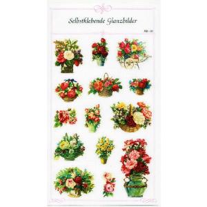 ヨーロピアンデコシール（花かご）