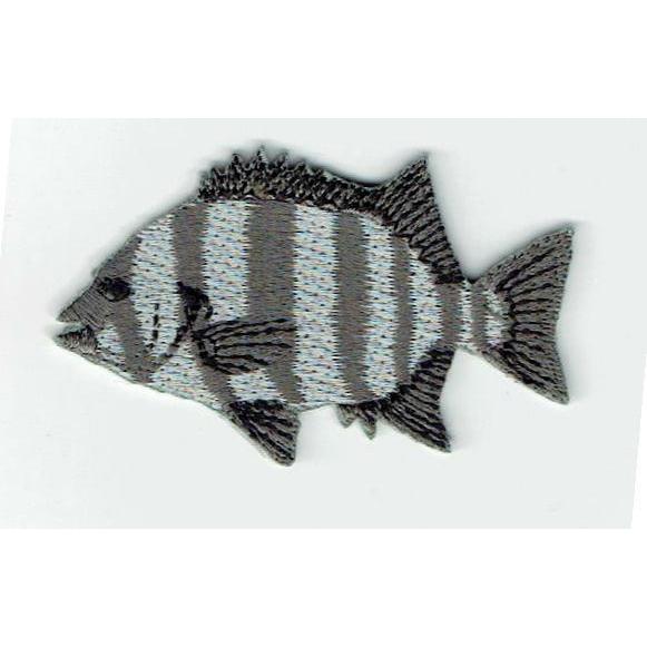 刺繍アイロンワッペン魚（イシダイ/石鯛）