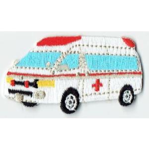 刺繍アイロンワッペン(救急車)の商品画像