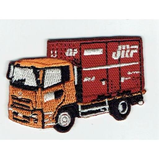 刺繍アイロンワッペン（コンテナトラック）