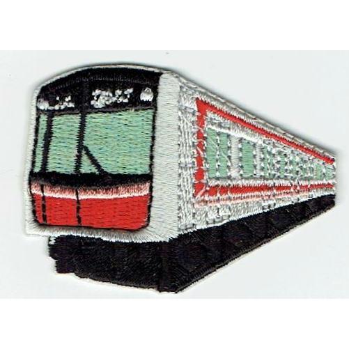 刺繍アイロンワッペン（地下鉄）