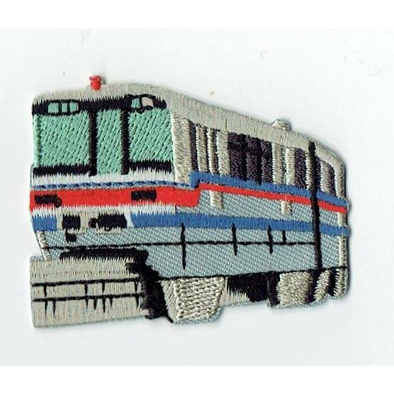 刺繍アイロンワッペン（モノレール）
