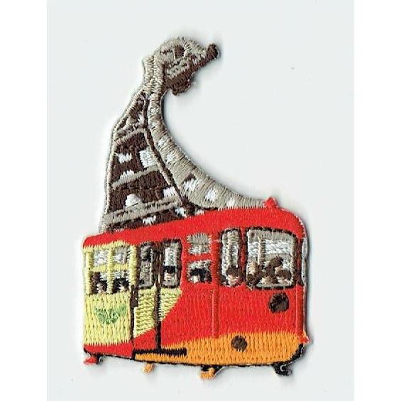 刺繍アイロンワッペン（ロープウェイ）