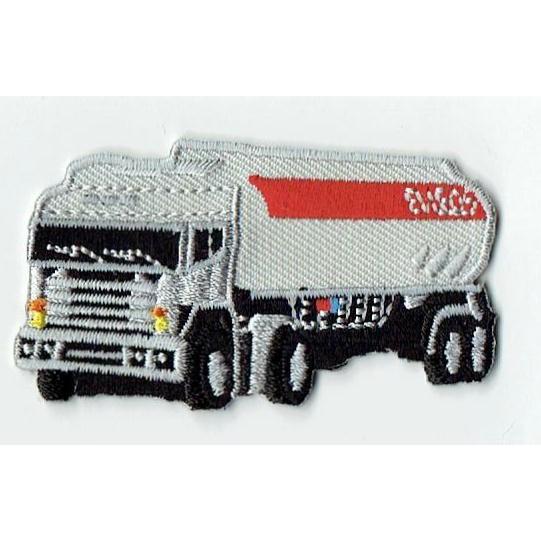 刺繍アイロンワッペン（タンクローリー）