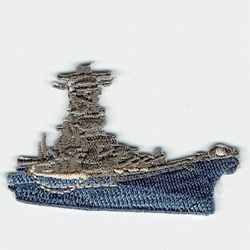 刺繍アイロンワッペン（戦艦大和/軍艦）