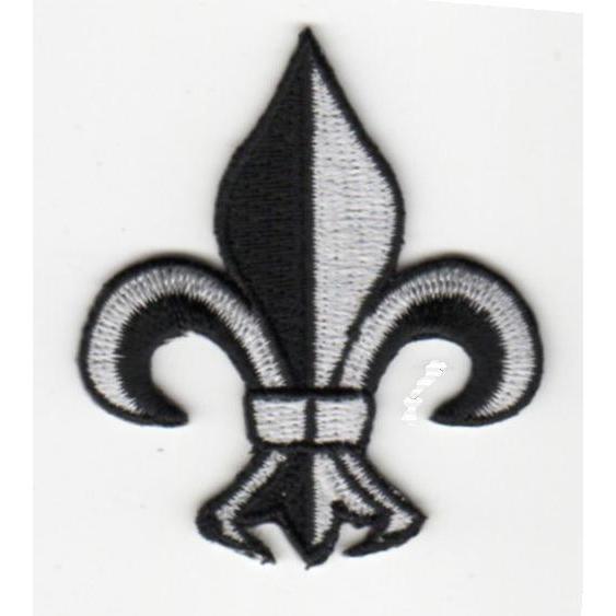 刺繍アイロンワッペン（フルールドリス)