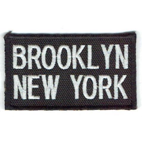刺繍アイロンワッペン（ブルックリンNY）