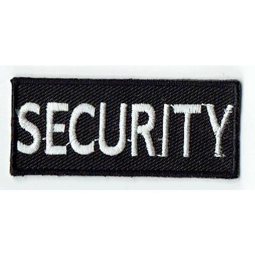 刺繍アイロンワッペン（セキュリティー/SECURITY）