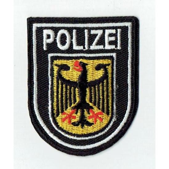 刺繍アイロンワッペン（ドイツ警察/ＰＯＬＩＺＥＩ）