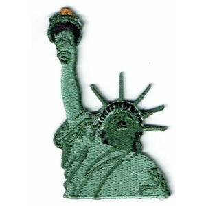 刺繍アイロンワッペン(自由の女神)の商品画像