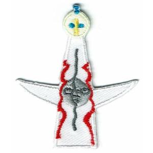 刺繍アイロンワッペン（太陽の塔）