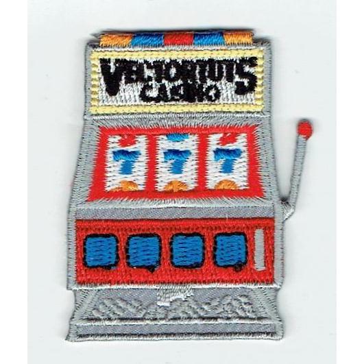 刺繍アイロンワッペン（スロットマシーン）