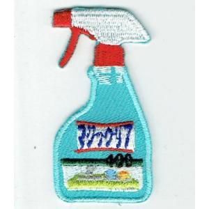 刺繍アイロンワッペン（スプレー洗剤）