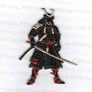 刺繍アイロンワッペン（武士）