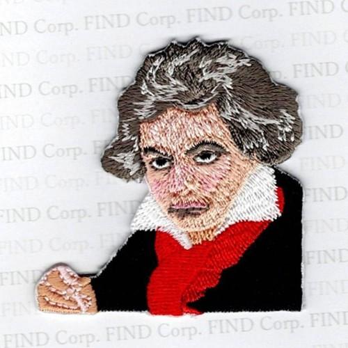 刺繍アイロンワッペン（ベートーベン）