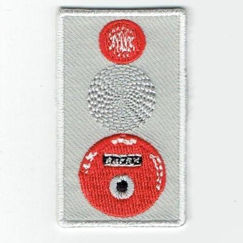 刺繍アイロンワッペン（火災報知器）