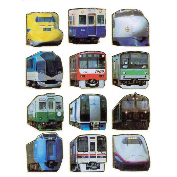キラキラシール（電車B）
