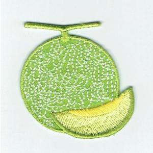刺繍アイロンワッペンフルーツ(メロン)の商品画像