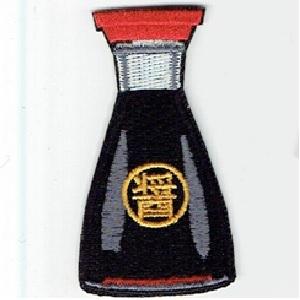 刺繍アイロンワッペン(醤油/しょうゆ)の商品画像