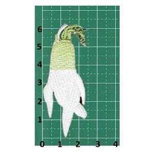 刺繍アイロンワッペン(セクシー大根)の詳細画像1