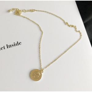 レディースネックレス　コインモチーフ