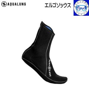 マリンソックス エルゴソックス ダイビング フ ルフットフィン用 aqualung アクアラング ダイビング シュノーケリングに BK ブラック 黒 XS S M L｜find