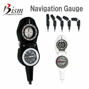 即日 クーポンあり ダイビング ゲージ Ｂism ビーイズム GK2121 ナビゲーションゲージ NAVIGATION GAUGE  角度調整機能 残圧計 コンパス 重器材｜find