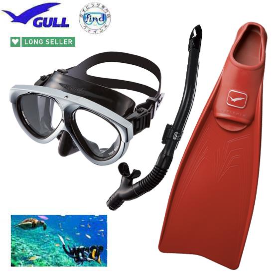 GULL ガル ダイビング フルフット 3点セット スーパーミュー マンティス5 カナール/レイラド...