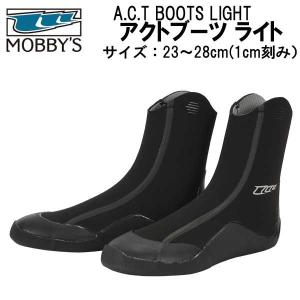 マリンシューズ ダイビング ブーツ MOBBYS モビーズ  DA-2620  DA-2610 A.C.T. ブーツ ライト　 A.C.T. BOOTS LIGHT 　ノンジップブーツ　3.5mm厚ブーツ