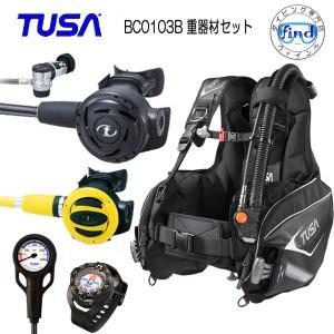 ダイビング TUSA 重器材 セット 5番 BCD BCJ0103B RS1103J SS20 SCA-150 SCA160Jの商品画像