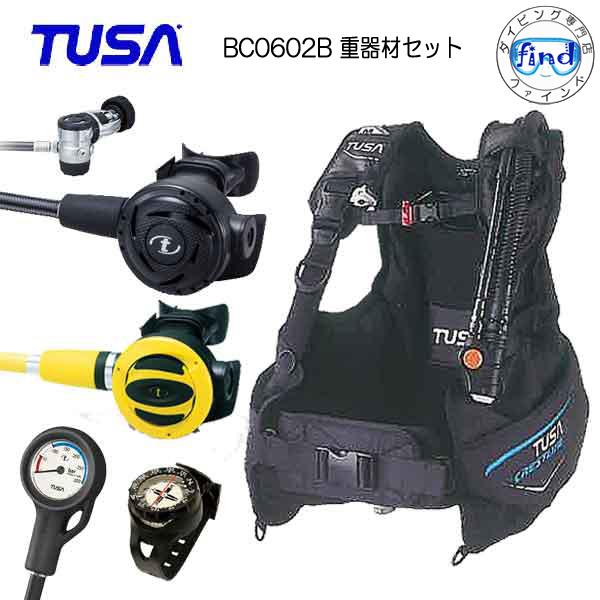 ダイビング TUSA 重器材 セット 4番  BCD BCJ0602B　レギュ　RS1103J　オク...