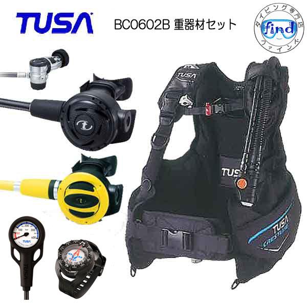 ダイビング TUSA 重器材 セット 4番  BCD BCJ0602B　レギュ　RS1103J　オク...