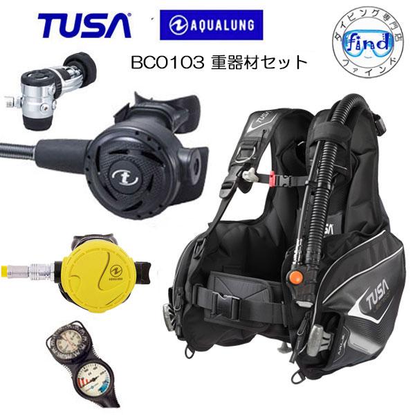 イチオシ！ ダイビング TUSA重器材セット M番 BCD BC0103B レギュ RS1103J ...