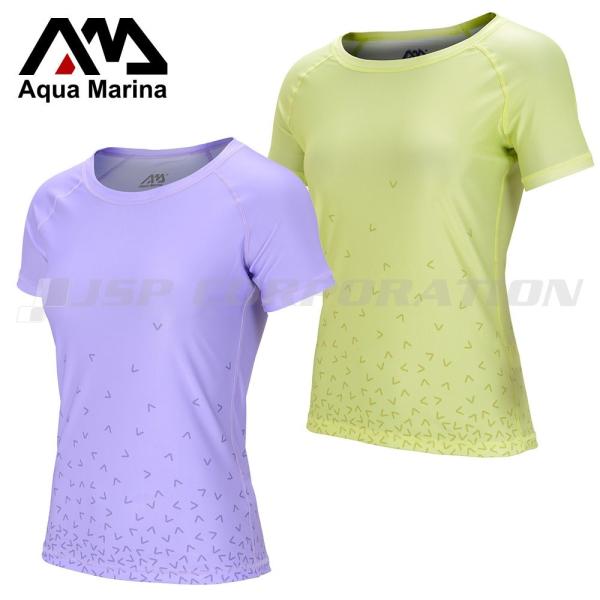 5個で半額クーポン AQUA MARINA(アクアマリーナ)  DAZZLED ラッシュガード 半袖...