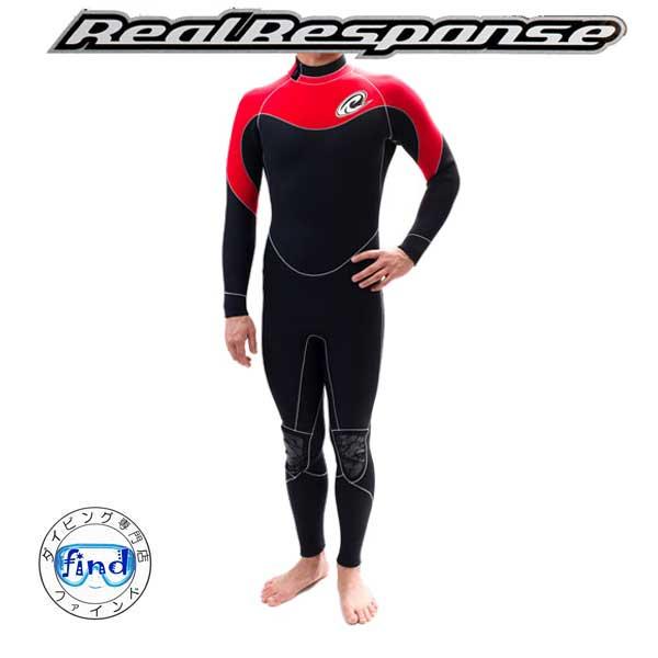 ウェットスーツ フルスーツ 起毛ジャージ【マイクロフェザー】 Real Response 選べる厚さ...