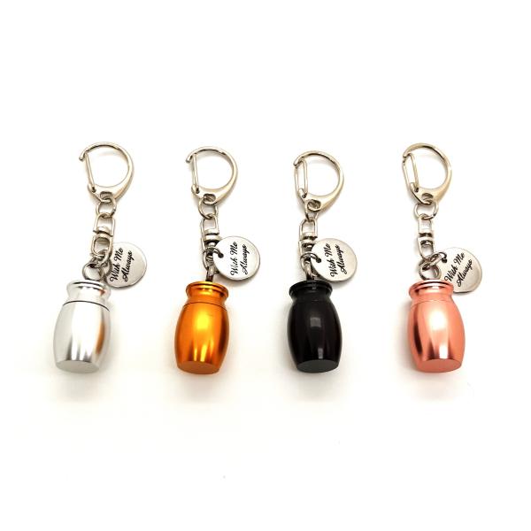 遺骨キーホルダー壺型