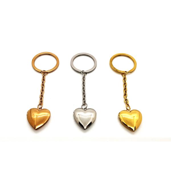 遺骨キーホルダーハート型