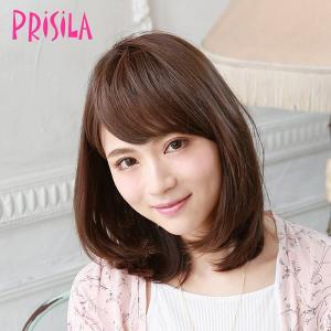 ふんわり総手植え前髪ウィッグ ななめバング プリシラ Fx 101耐熱 メール便送料無料 Prisila