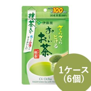 伊藤園 さらさらとける お〜いお茶 抹茶入り緑茶 80g×6個 (1ケース) (送料無料) おーいお茶 緑茶 インスタント｜ファインドイット