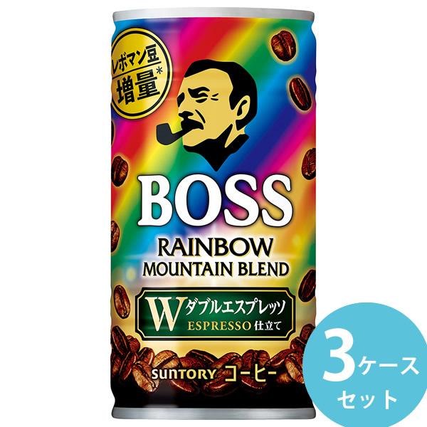 サントリー ボス レインボーマウンテンブレンド 185g缶 90本(30本×3ケース) (全国一律送...