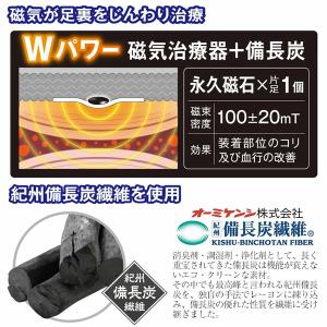 メディカル備長炭 足裏サポーター (メール便送...の詳細画像3