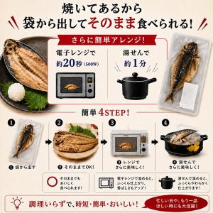 静岡県沼津干物 骨まで食べられる干物 まるごと...の詳細画像5