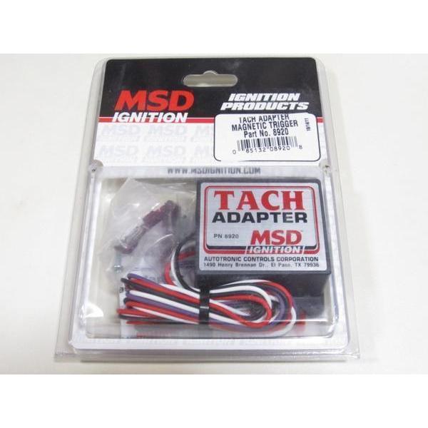 MSD タコメーター アダプター 8920