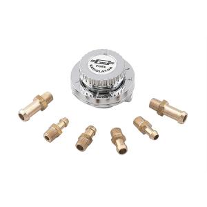 フューエルレギュレター+燃圧計新品キャブ用Φ40mm アールズ等AN6配管に