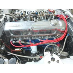 L6L型用MSDプラグコード黒新品-S30ZハコスカS130Zケンメリ等に!! L20