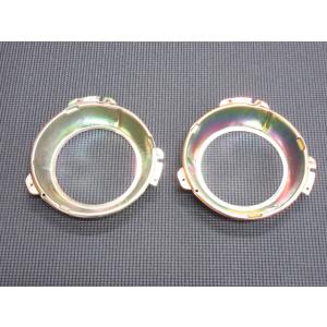 汎用 丸型2灯式 ヘッドライト リム 左右セット B10 B110 B120 B121 B210 B...