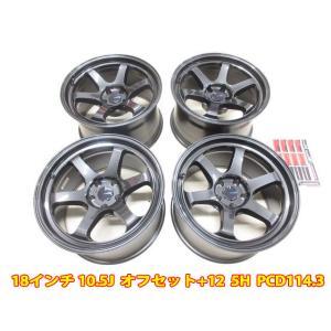 在庫あり 4本セット MID RACING R06 18インチ 10.5J オフセット+12 5穴 ...