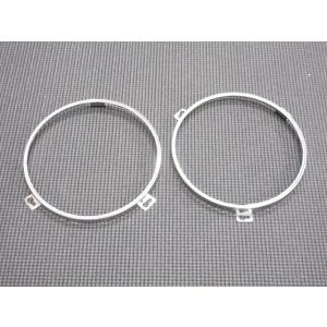 汎用 丸型2灯式 ヘッドライト リング 左右セット B10 B110 B120 B121 B210 ...